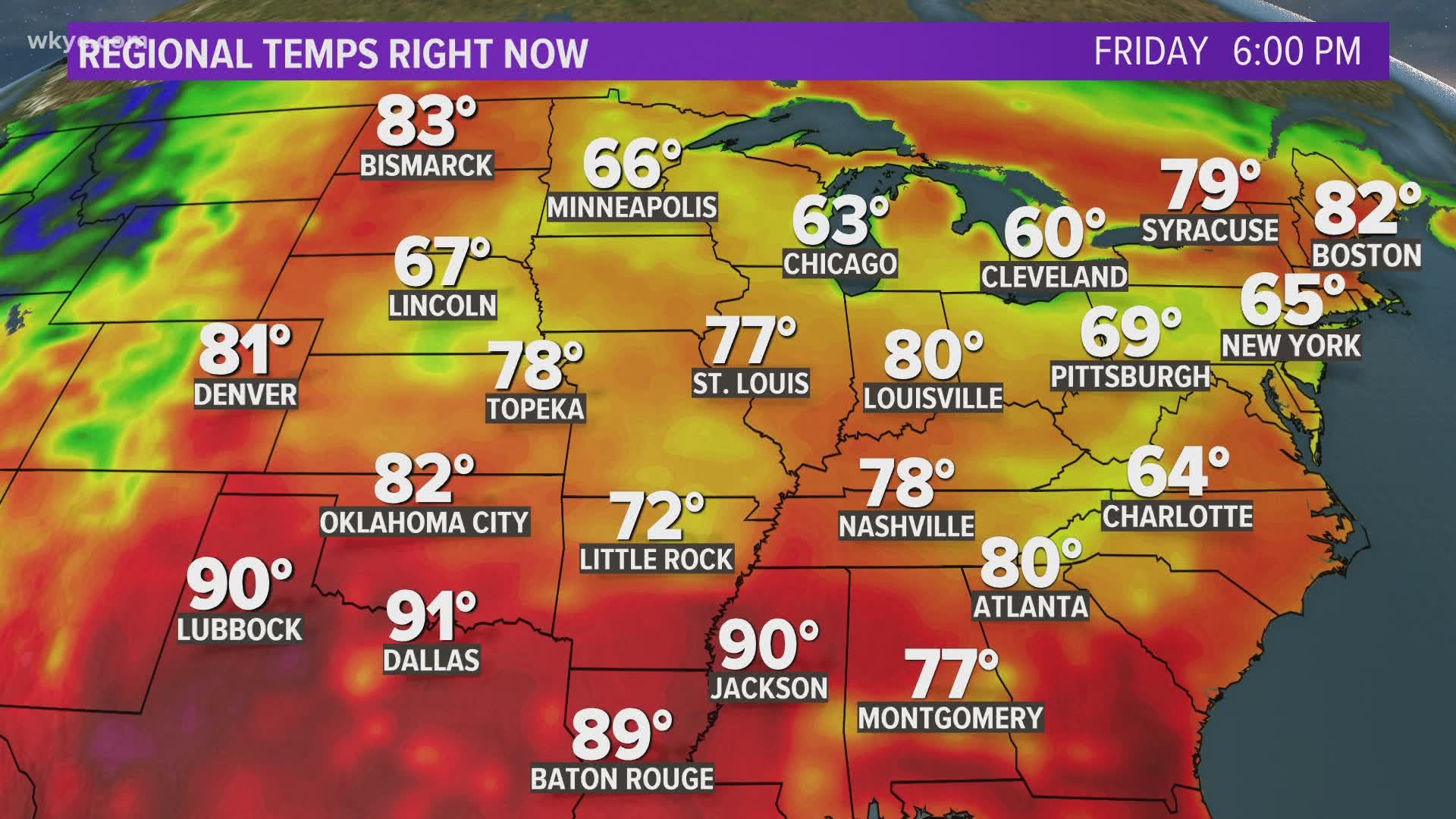 6 P M Weather Forecast For May 22 2020 Wkyc Com