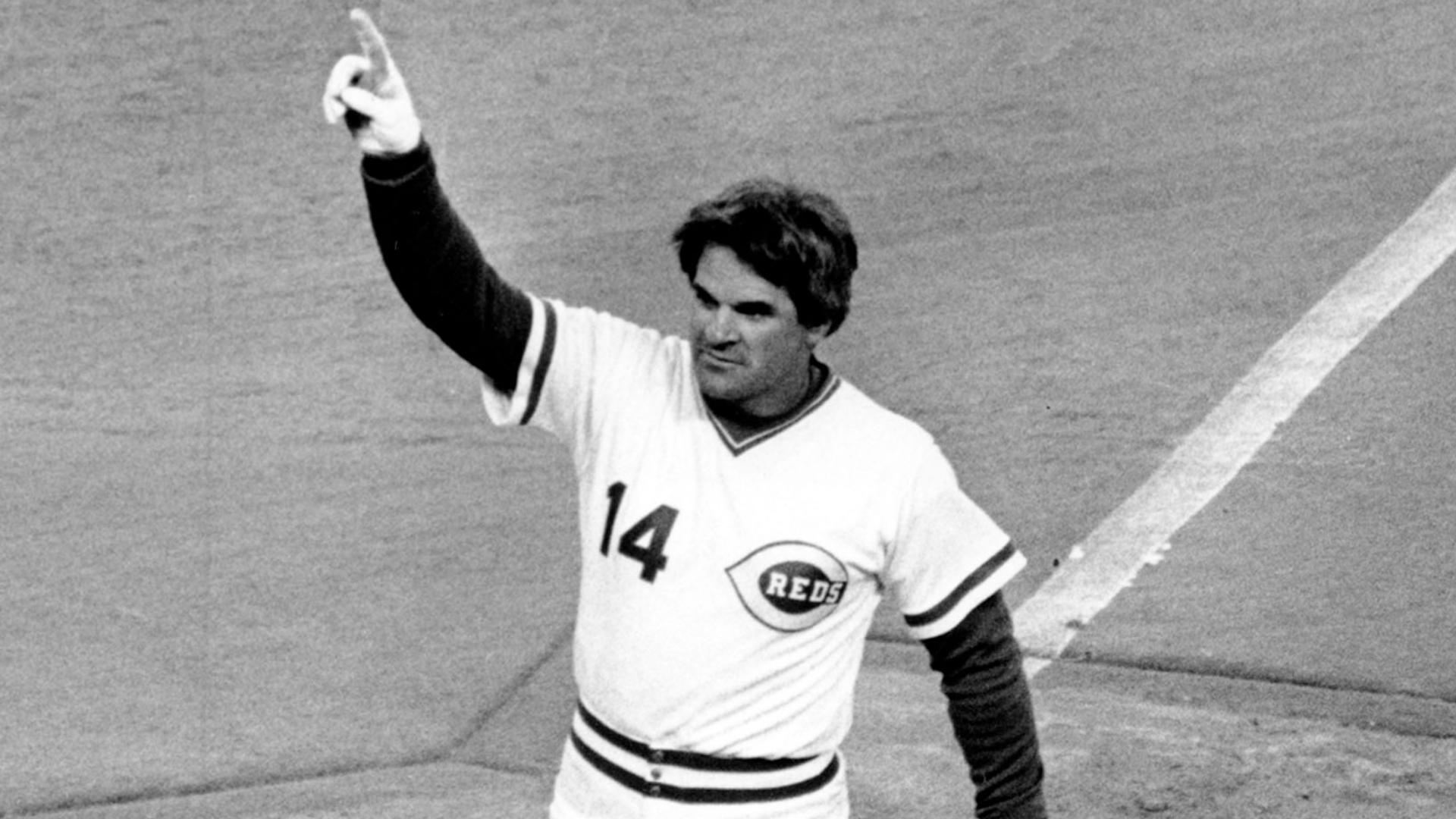 Rose won three World Series titles and was the 1973 N.L. MVP, and earned 17 All-Star Game nods.