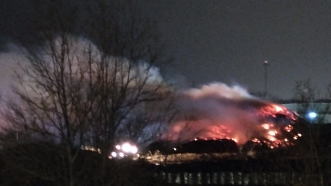 Large mulch fire breaks out in Lake County - Vimarsana News