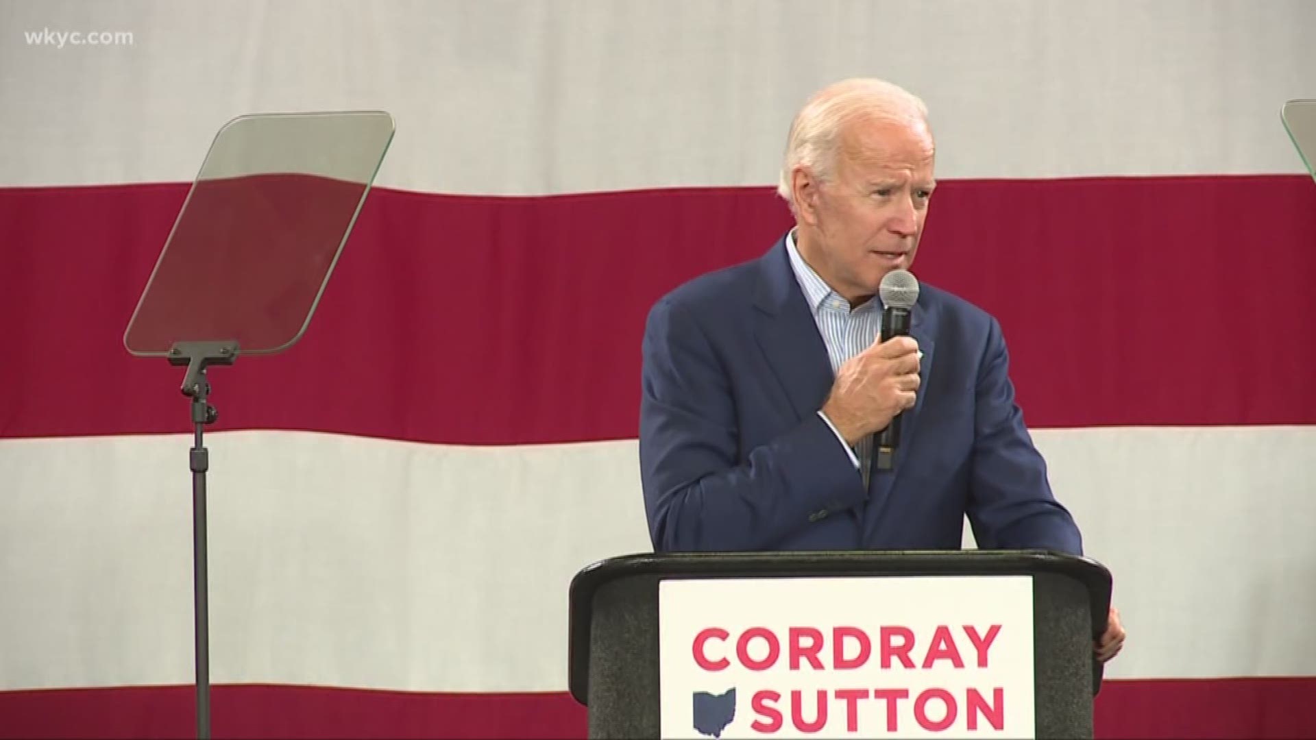 Joe Biden campaigns for Ohio Democrats in Parma Heights