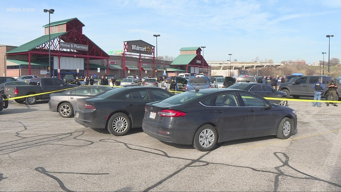 Police shoot a suspected fugitive outside of Walmart at Steelyard