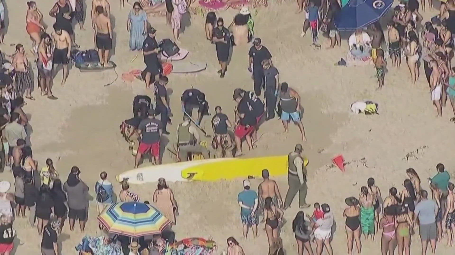 San Diego lifeguards rescue girl trapped under sand | wkyc.com