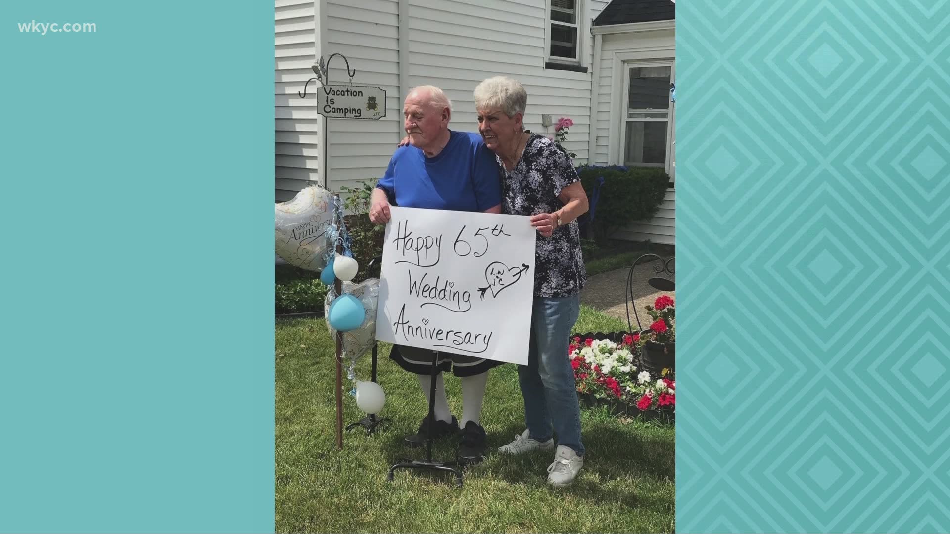 Imagine being married for 65 years! Jay Crawford's mother's first cousin Jim Centorbi has been married to his lovely bride Lucy for 65 years.