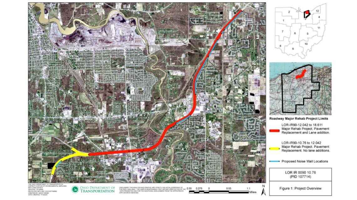 ODOT: Major I-90 reconstruction project underway in Lorain County