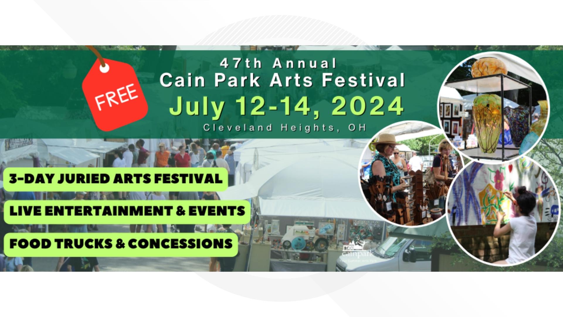 Cain Park Arts Festival returning to Cleveland Heights