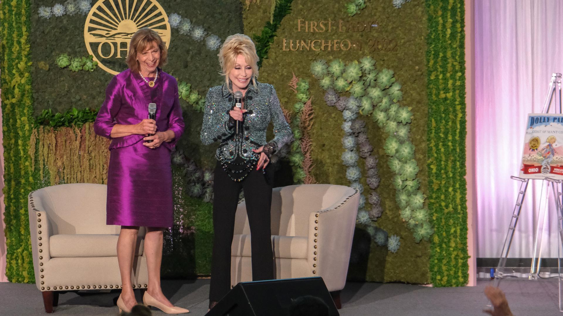 Ohio First Lady Fran DeWine remembers Dolly Parton, whose books reached more than 1 million children statewide