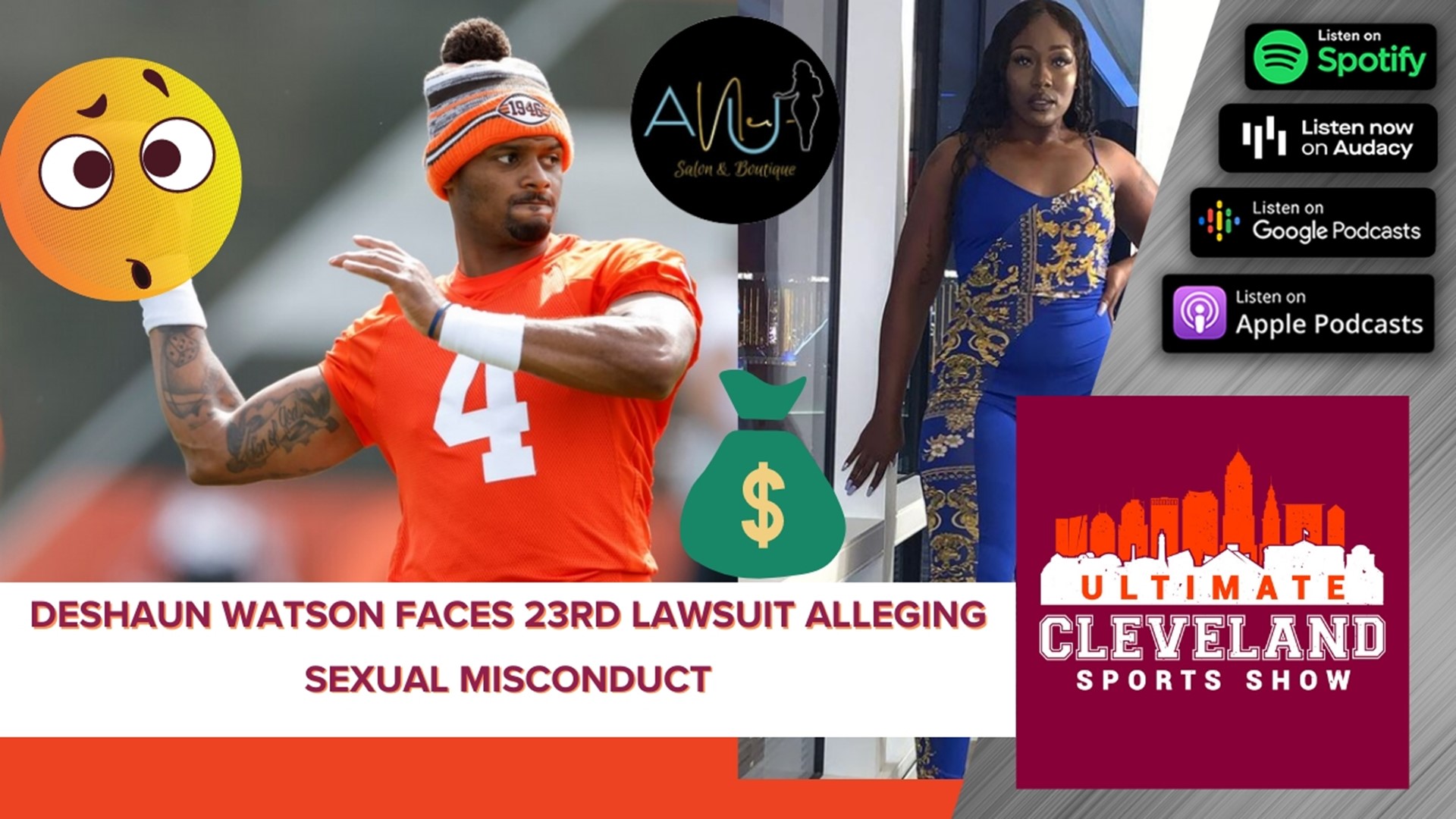 The UCSS crew reacts to Deshaun Watson's 23rd sexual misconduct lawsuit filed by Nia Smith after she watched the HBO special.