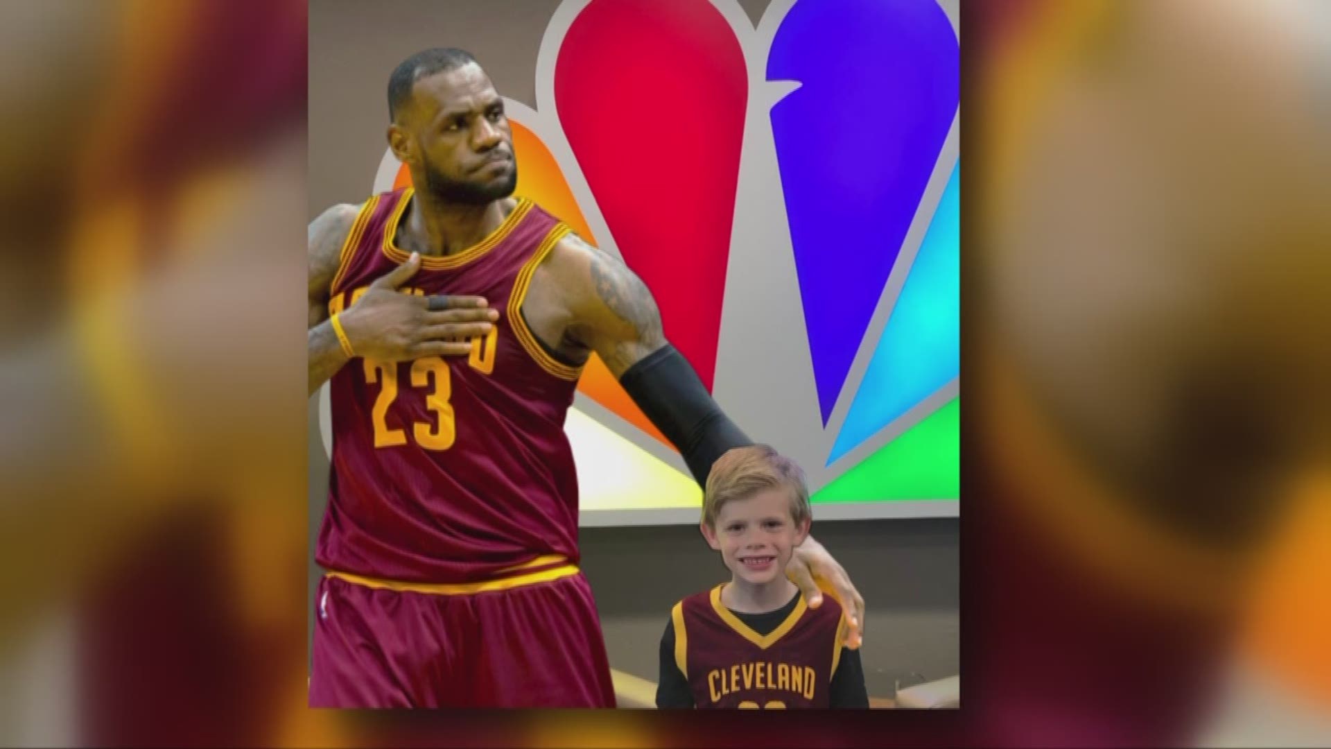 Is the viral video of boy calling the cavs game ?