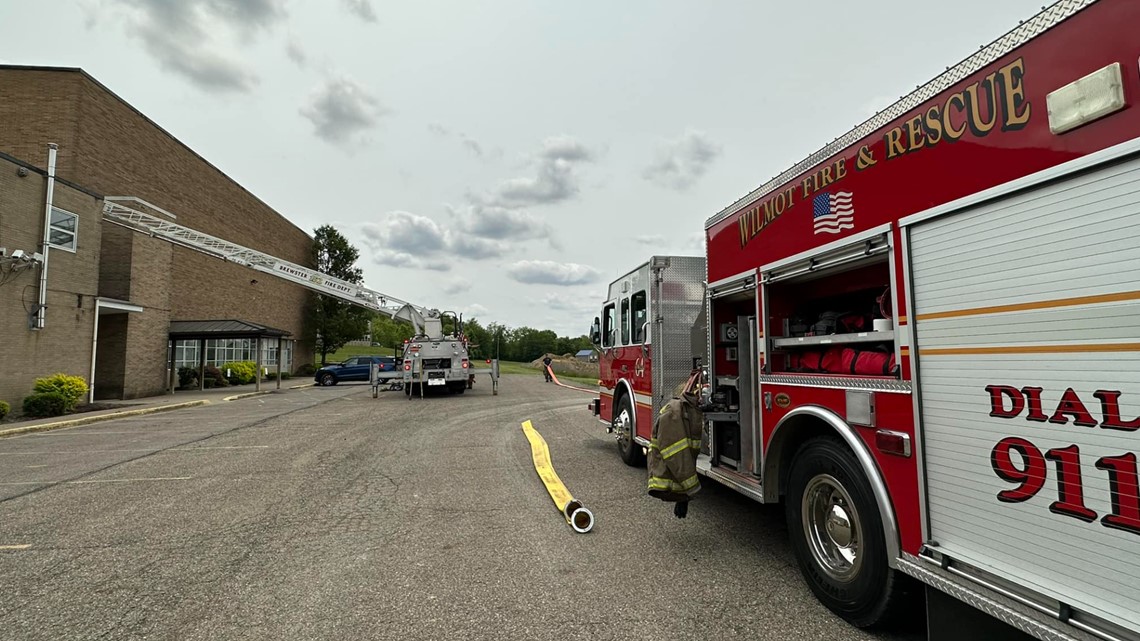 Crews respond to fire at Fairless High School in Stark County