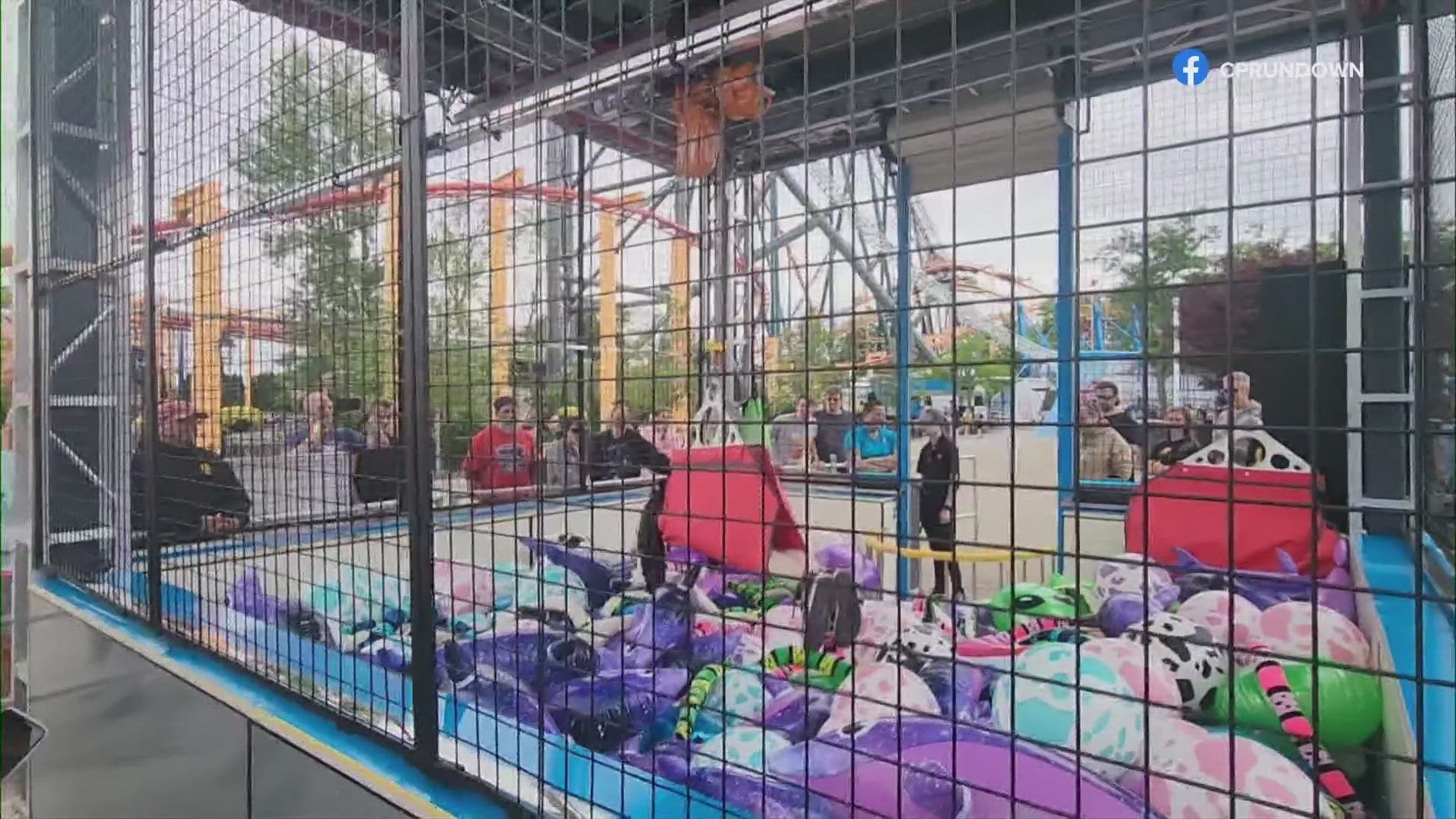 Cedar Point introduces Prize Flyer experience: Human claw machine ...