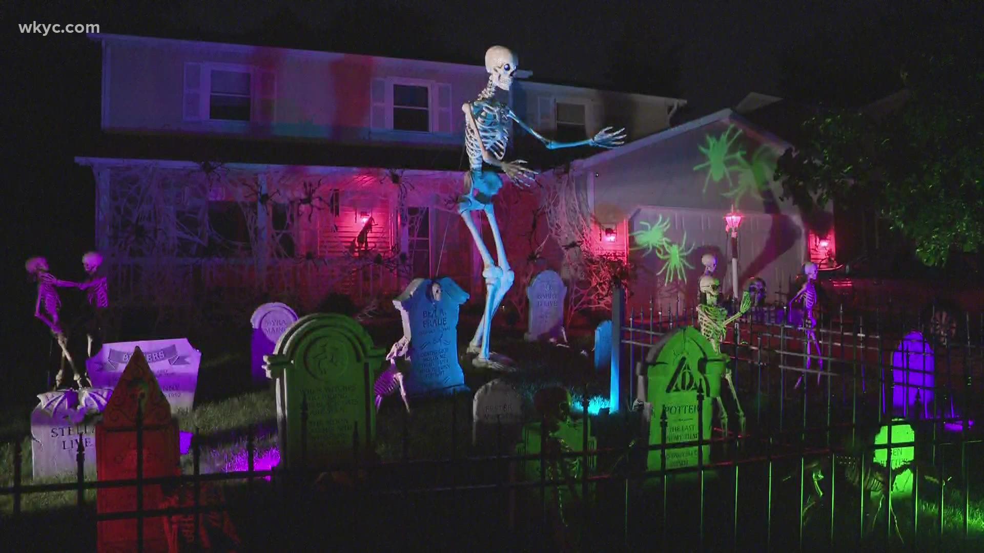 Check out this fun Halloween house in the 1100 block of Gettysburg Drive in Parma.