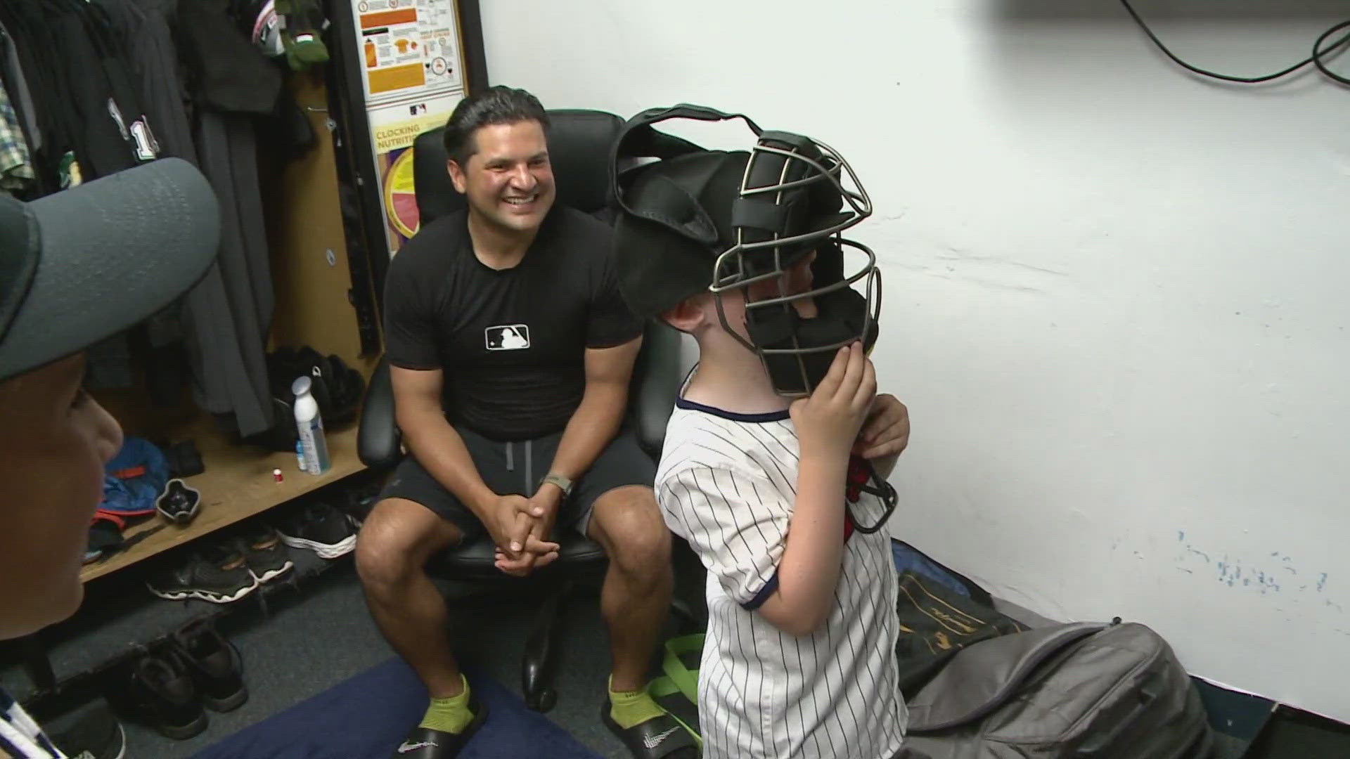 A 7-year-old boy who is a heart transplant recipient had the opportunity to meet MLB umpires ahead of Saturday's Cleveland Guardians game.
