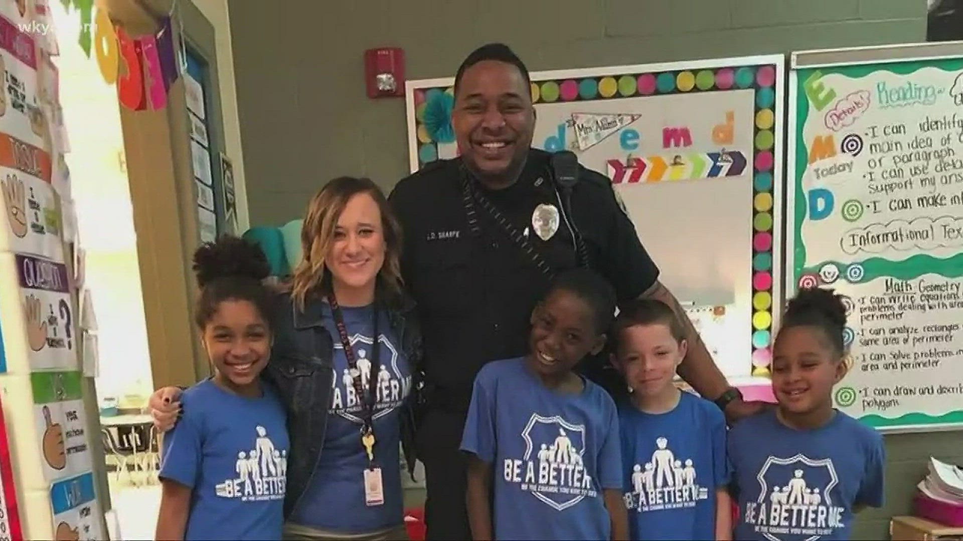 Canton police officer is riding into kids lives with be a better me foundation