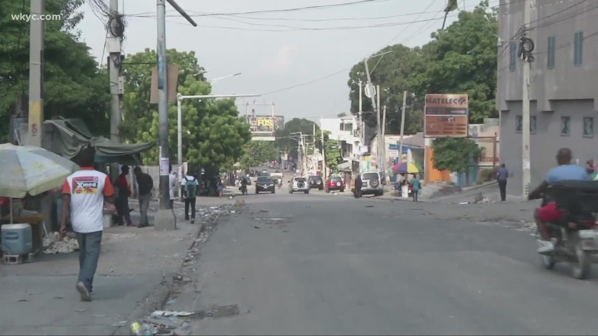 A notorious Haitian gang known for brazen kidnappings and killings was accused by police Sunday of abducting 17 missionaries.