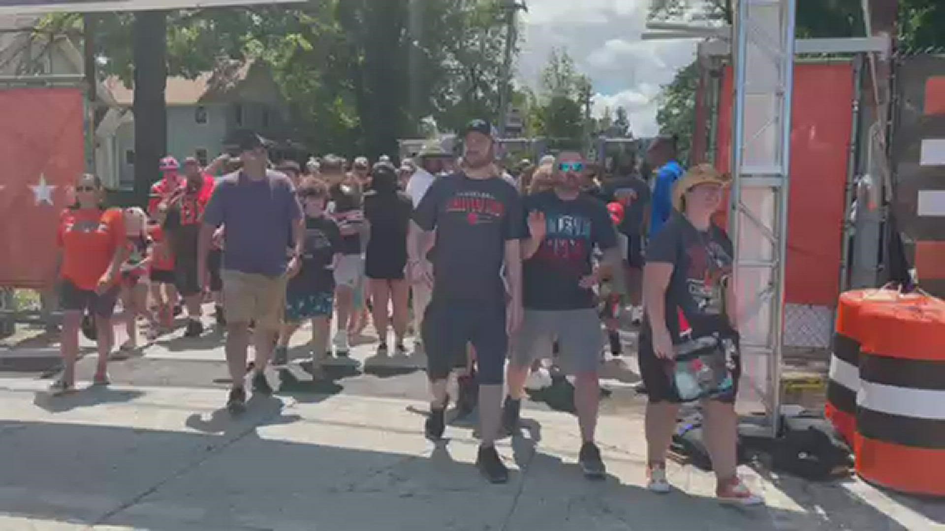 Cleveland Browns fans flocked to Berea for the first open training camp of 2022.