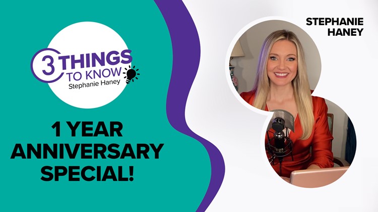 Favorite moments from 1 year of the award-winning '3 Things to Know with Stephanie Haney' podcast!
