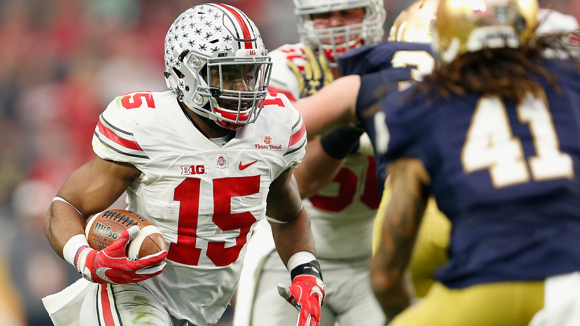 Dec 7, 2013 - Indianapolis, IN, U.S. - Ohio State linebacker Ryan Shazier  (2) in action during the Big Ten Championship football game between the Ohio  State Buckeyes and the Michigan State