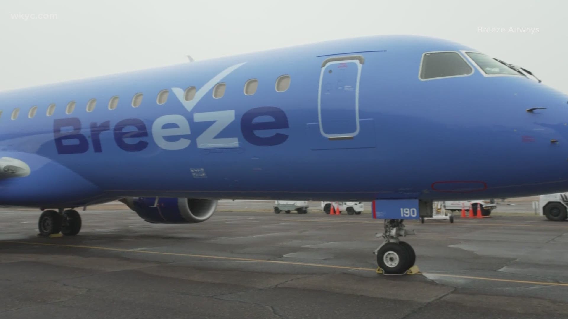 Breeze Airways revealed its debut flight lineup Friday, which includes nonstop routes from CAK to Tampa, New Orleans and Charleston.