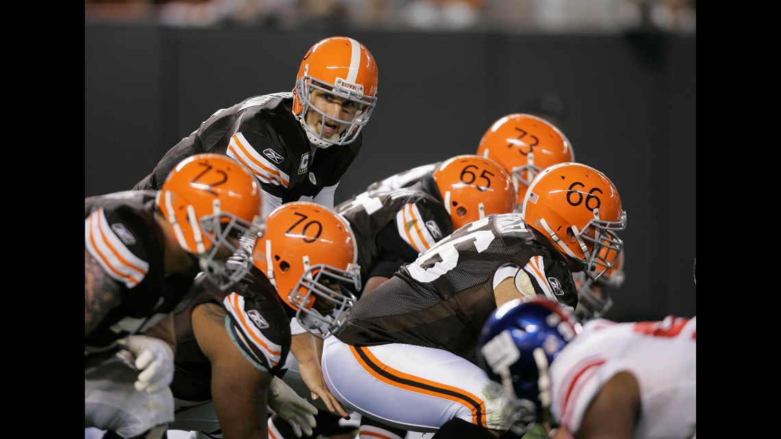 Browns unveil white alternate throwback helmets