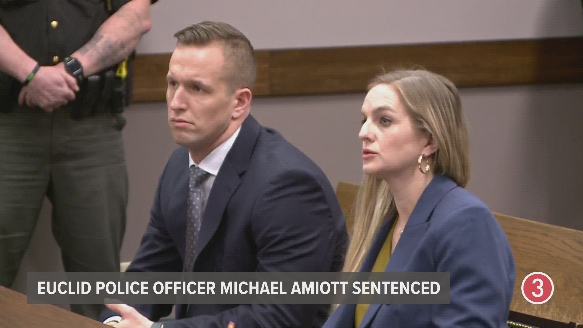 Here is the moment Amiott was sentenced in the case.