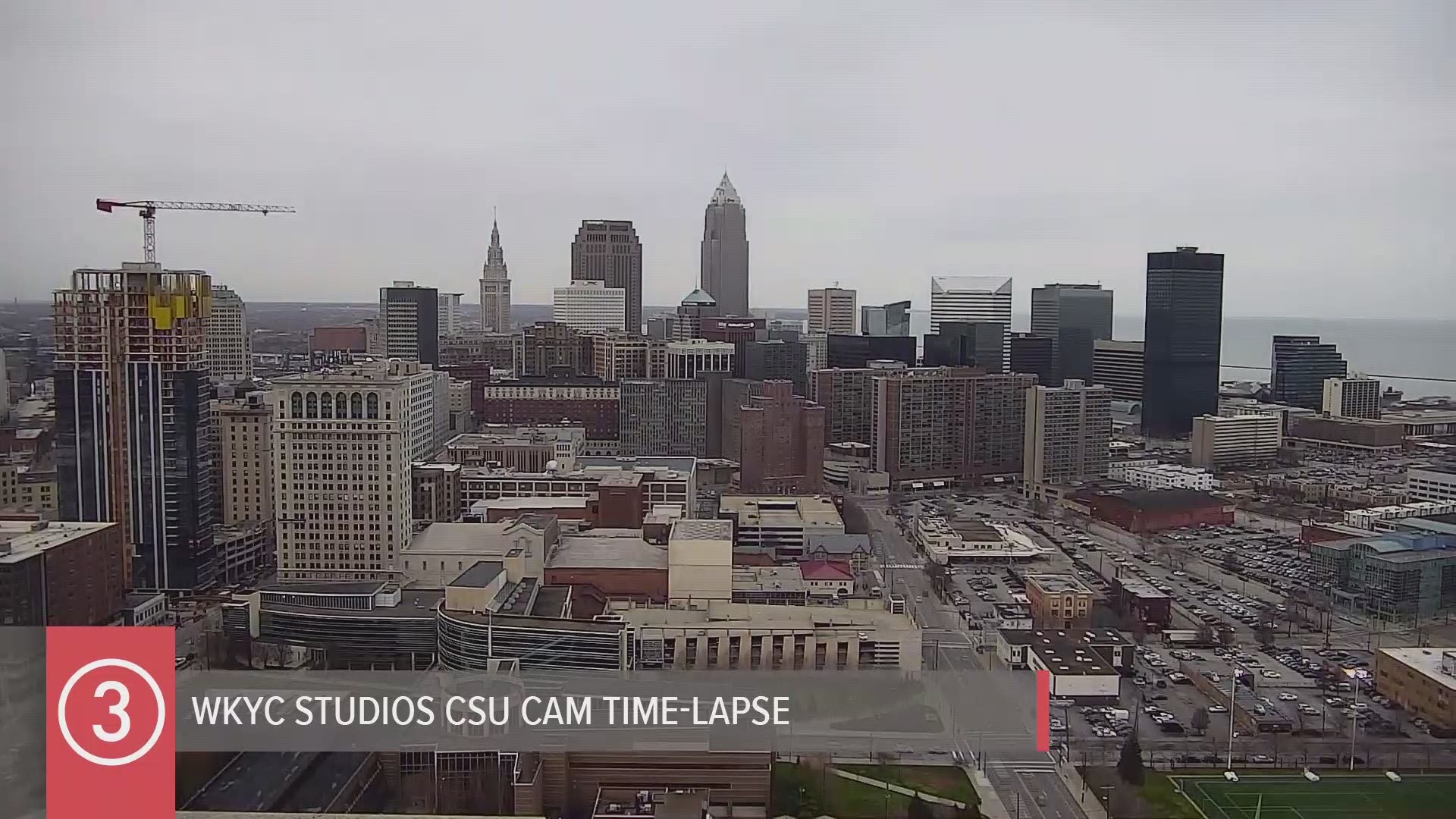 It's FRIDAY! Enjoy our all-day Cleveland weather time-lapse from the WKYC Studios CSU Cam and have a great weekend friends! Live for the moment. #3weather