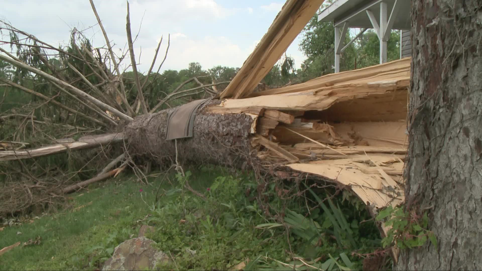 Many residents to the south of Cleveland are still without power after Monday's severe weather. Richland, Wayne, and Holmes counties are most affected.