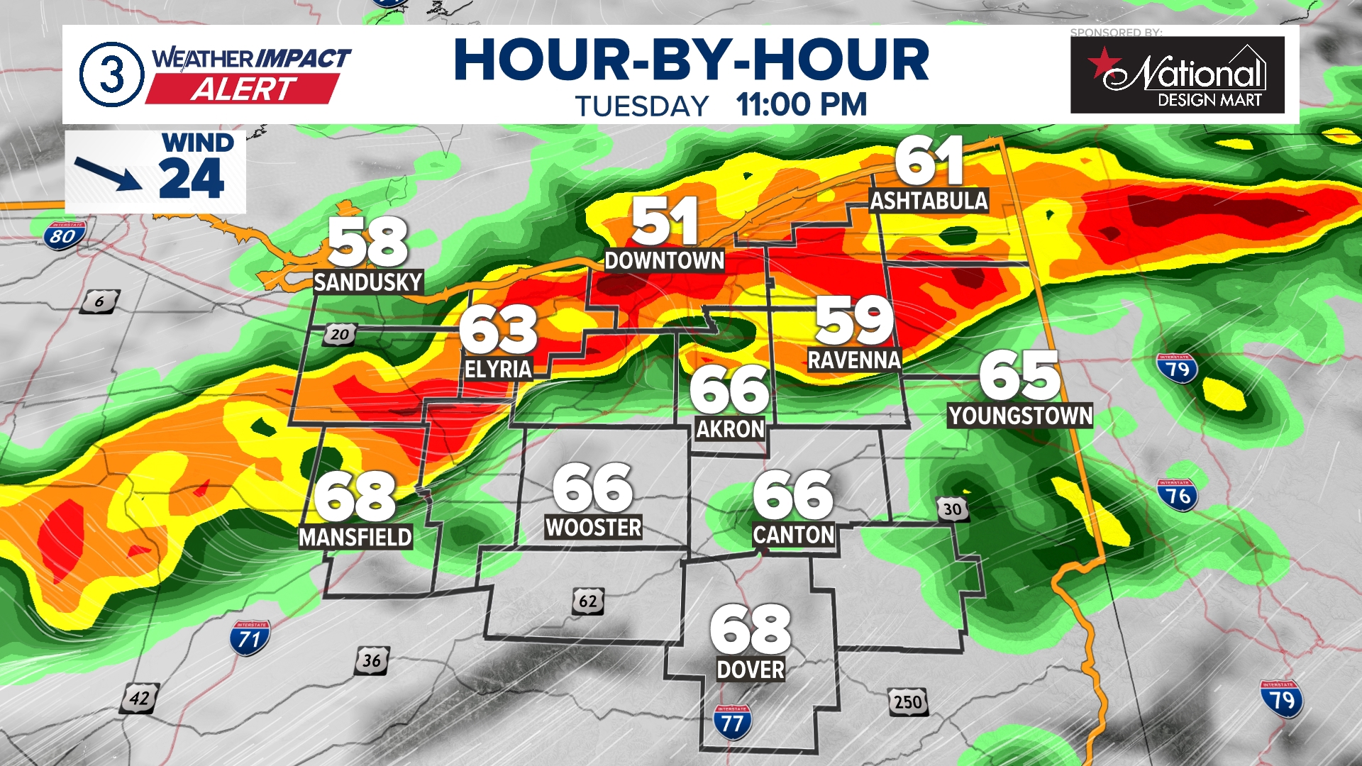 Weather Impact Alert: Strong storms, heavy rain this evening | wkyc.com