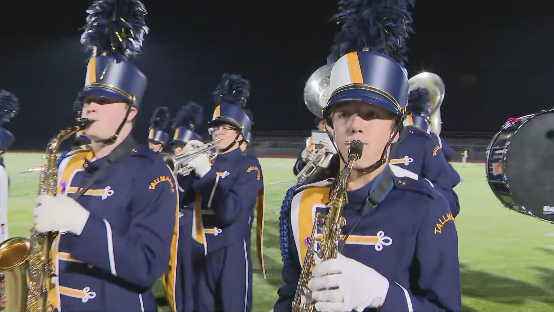 Here's a moment with the Tallmadge High School marching band in our final edition of Friday Football Fever.