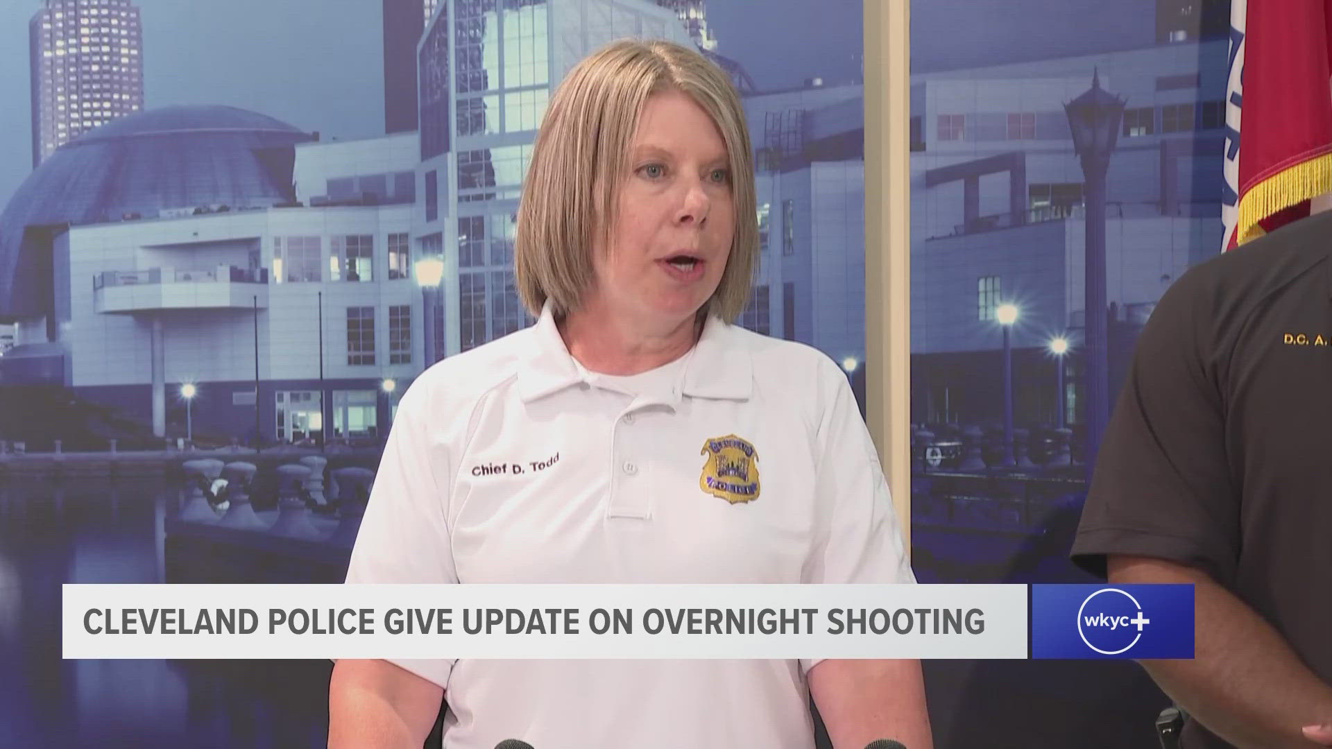 Cleveland Police Chief Dorothy "Annie" Todd, said the victim is a 27-year-old man. 