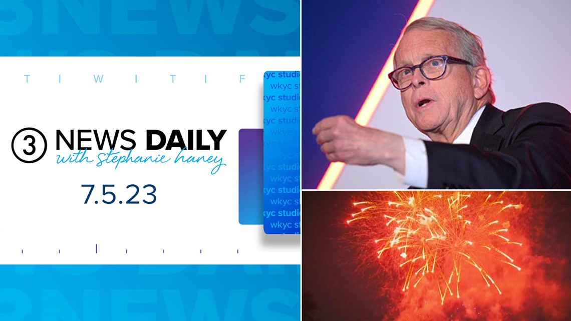 Governor Mike DeWine discusses new Ohio state budget; see July 4th ...
