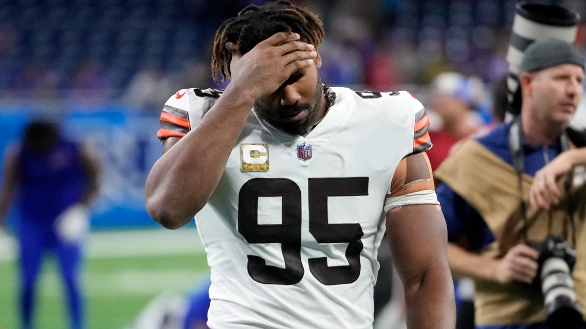 Browns DE Myles Garrett gives thoughts on loss to Buffalo Bills