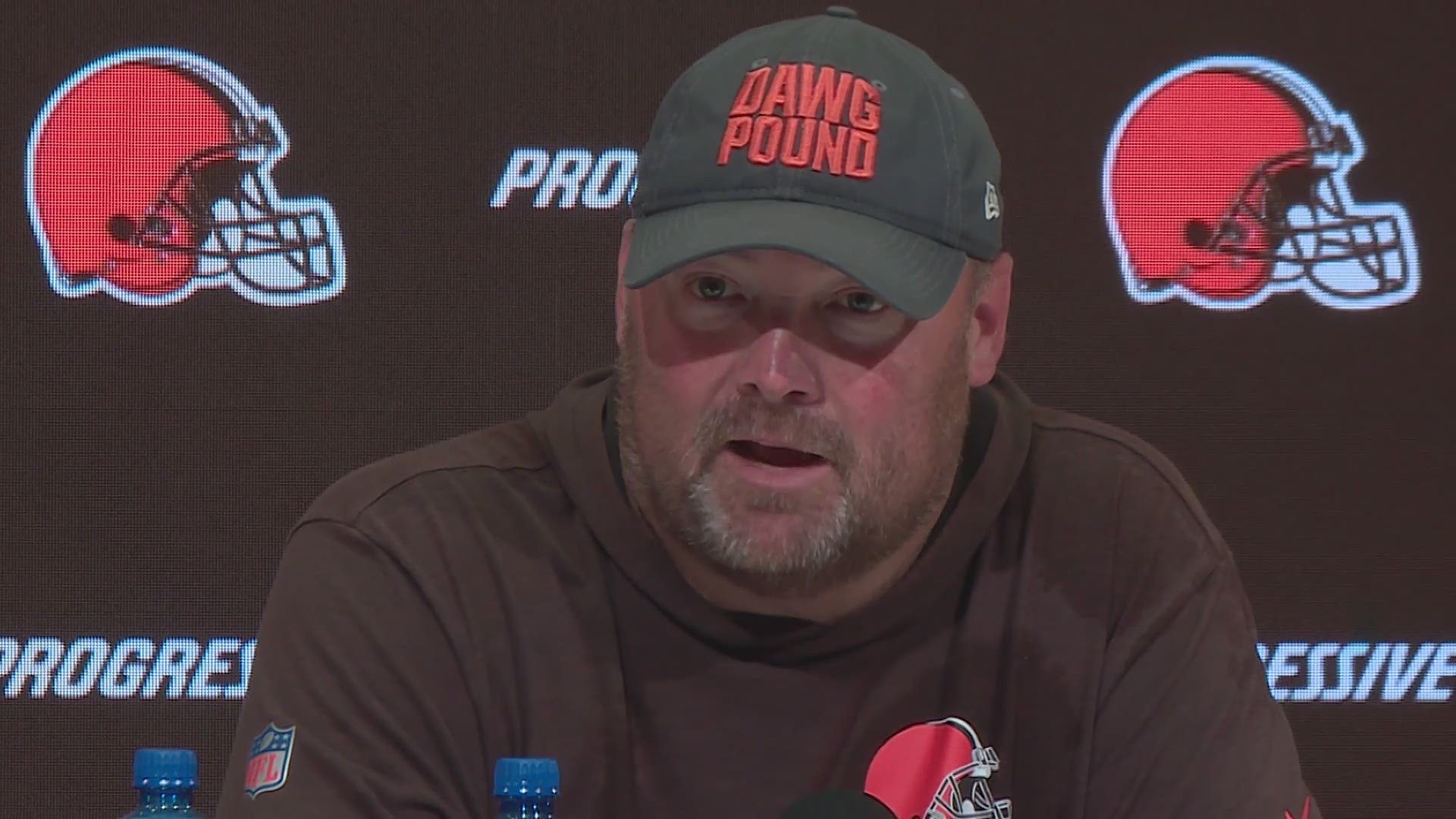Three Browns starters have already been ruled out for Sunday night and eight more players listed as questionable, but Freddie Kitchens isn't making excuses.