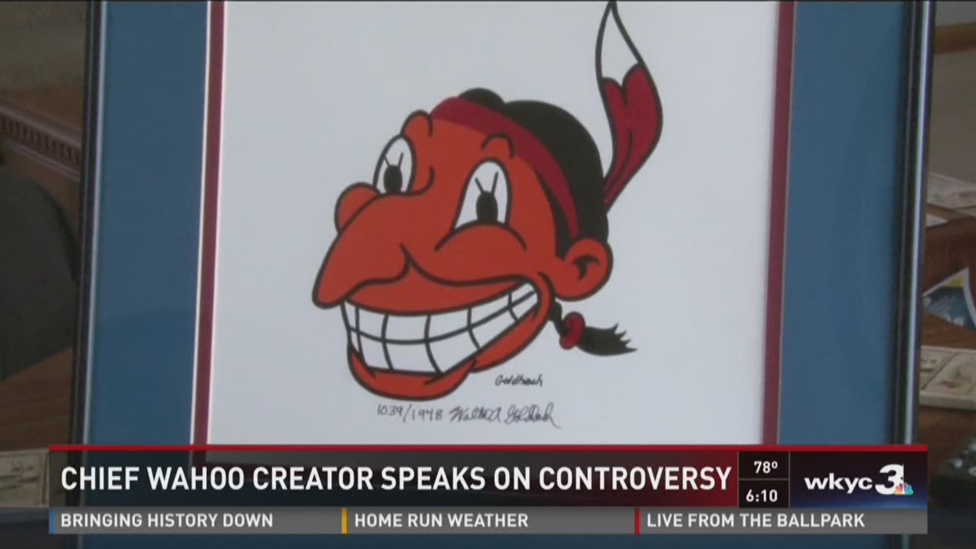 Chief Wahoo creator speaks on controversy