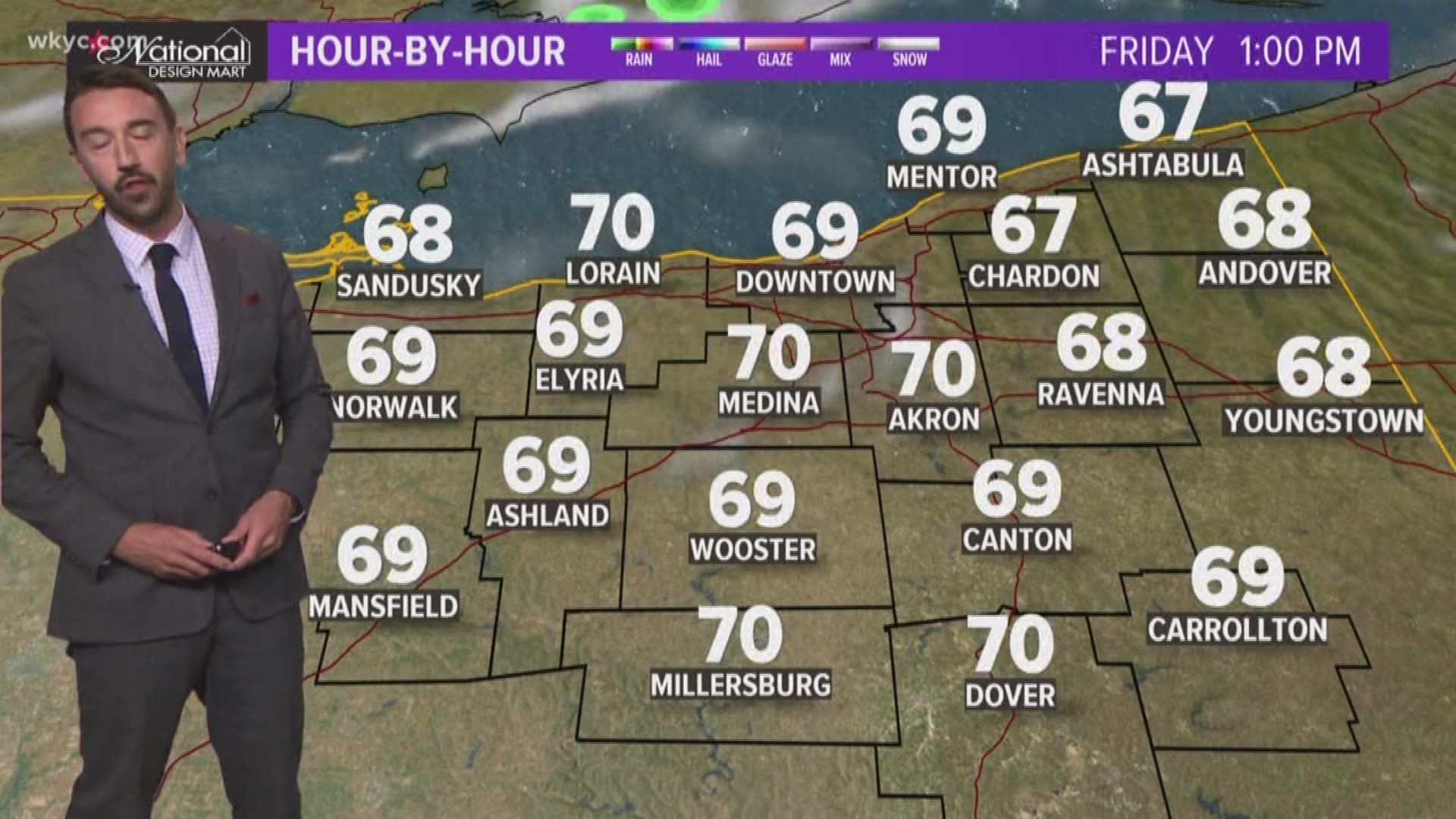 6 p.m. weather forecast August 21, 2019