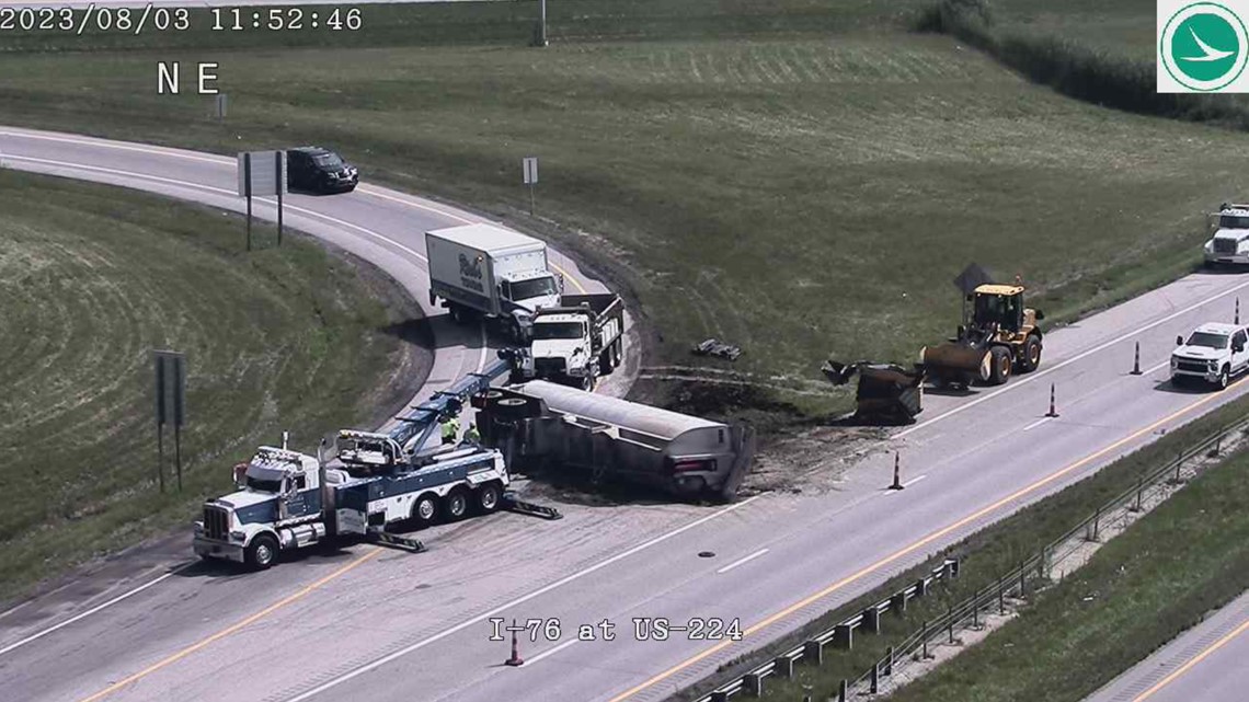 Semi crash closes ramps in Medina County along I-71 | wkyc.com