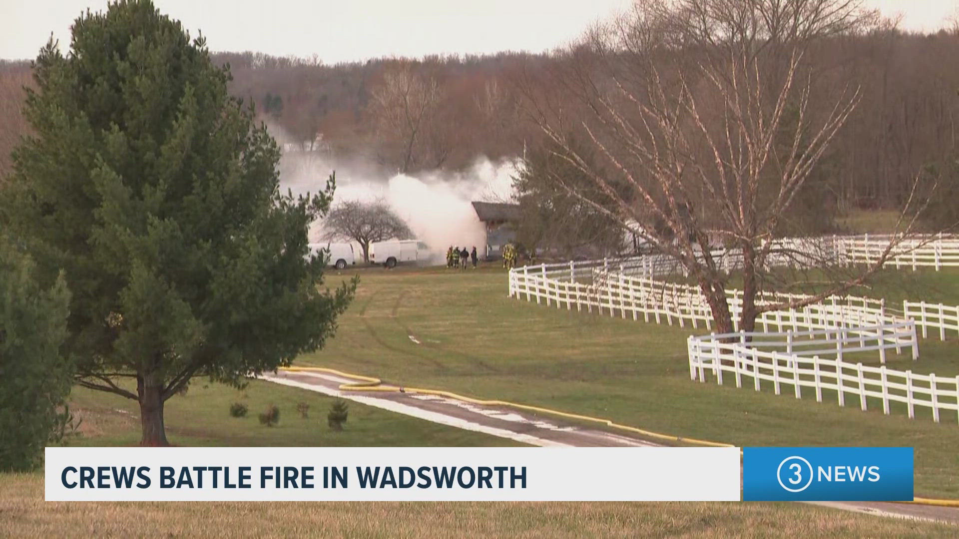 Crews battle fire in Medina County | wkyc.com