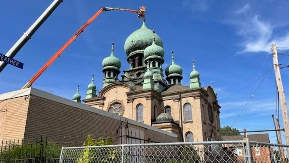 St. Theodosius Cathedral dome to come down, source says | wkyc.com