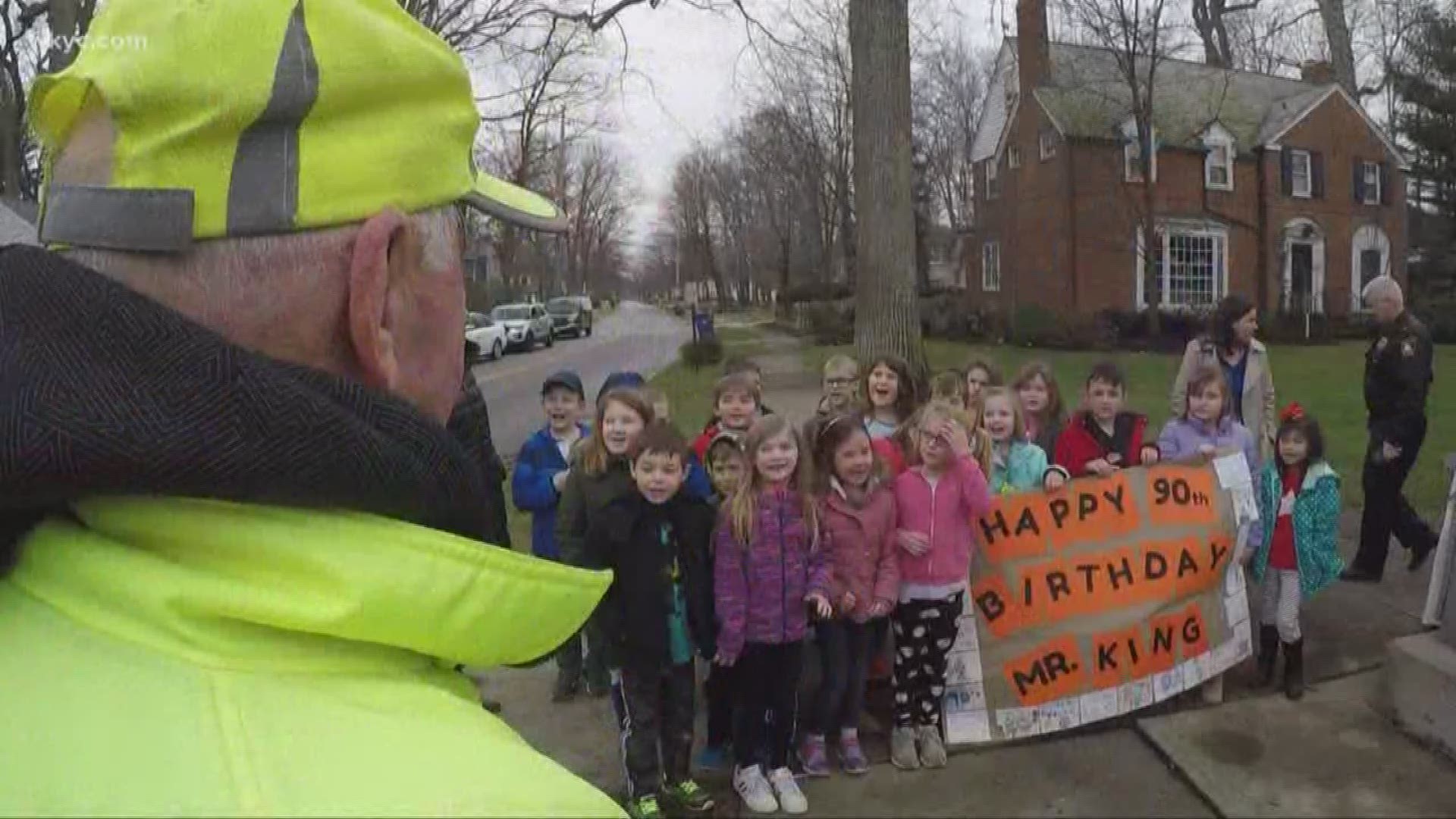 Longtime Bay Village crossing guard gets surprised by students