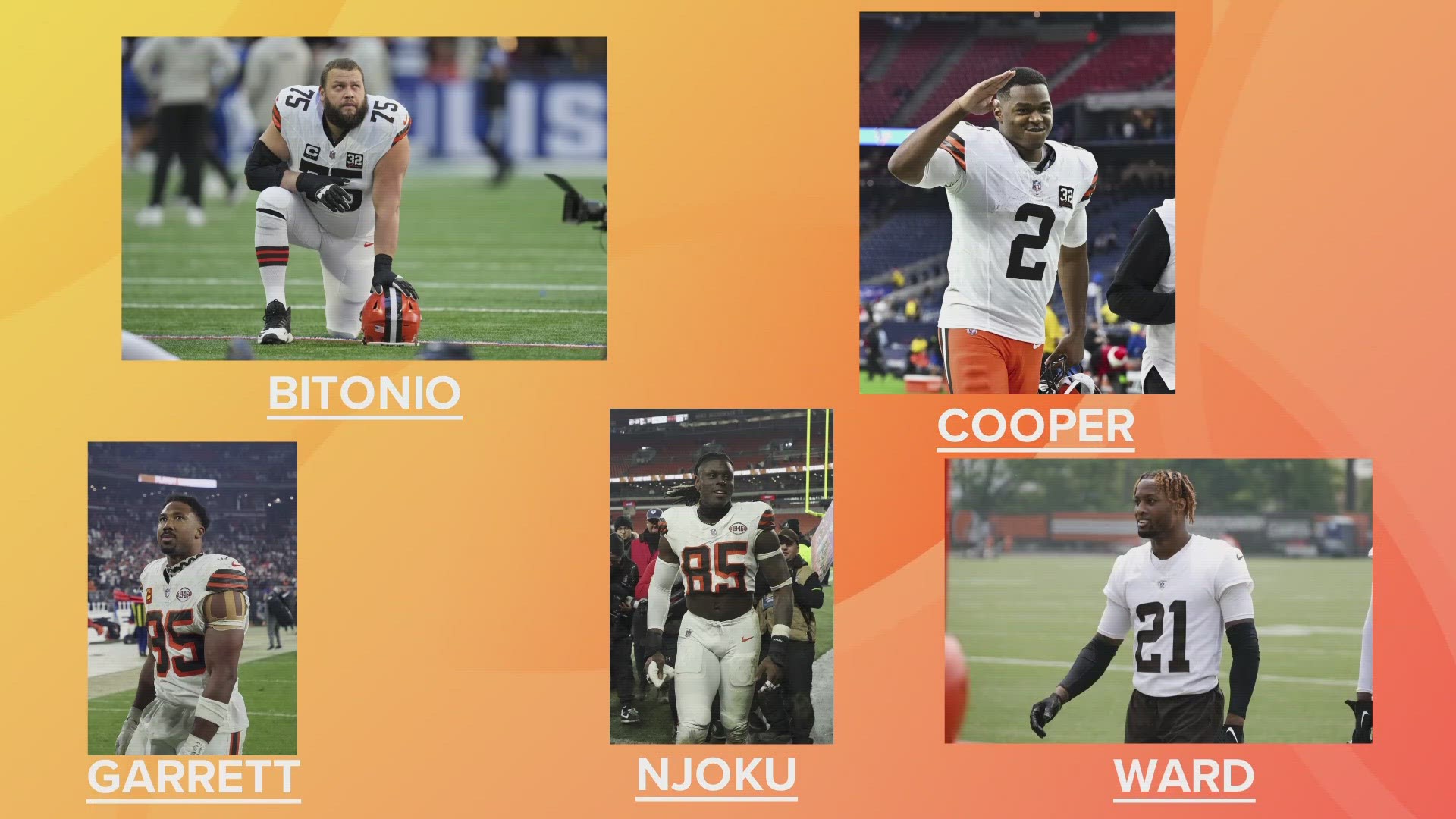 David Njoku also earned his first Pro Bowl selection while Denzel Ward got his third. Cleveland further sports six alternates who could later make the roster.