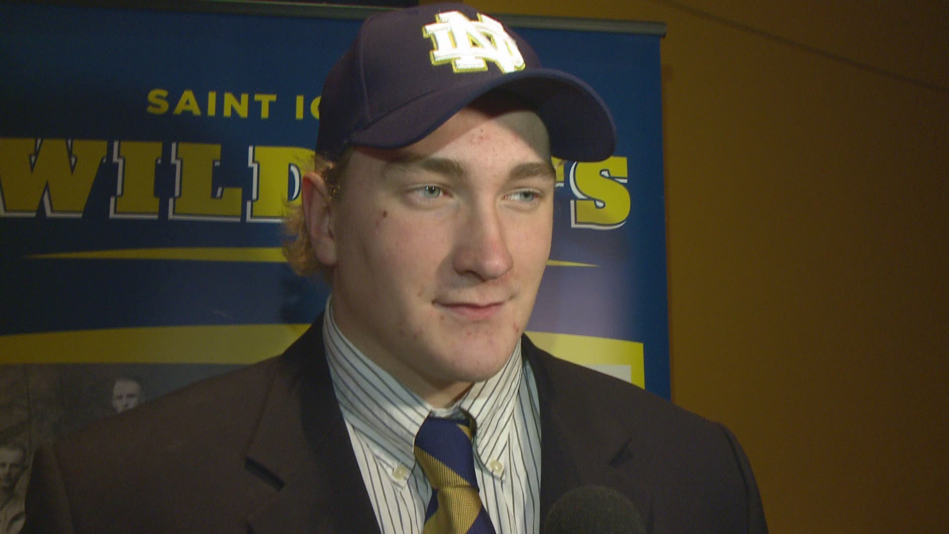 St. Ignatius Wildcat William Eichenberg talks about his decision to attend Notre Dame,