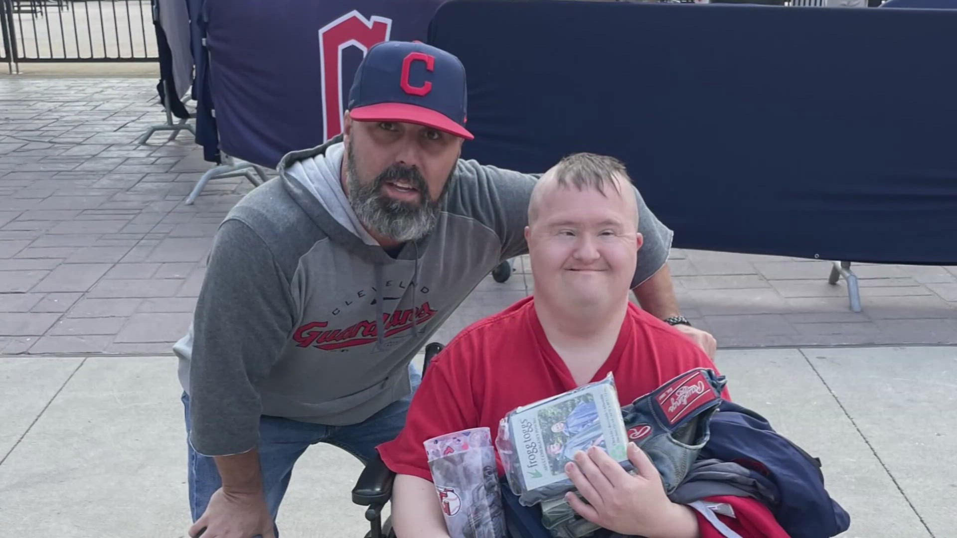 Tiffin Calvert High School's baseball coach caught the ball on Saturday and gave it to his cousin sitting next to him in a monumental moment for both.