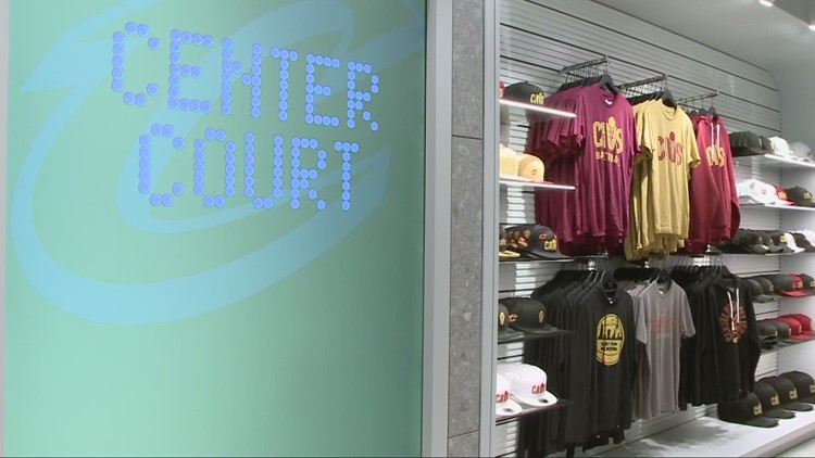 Reimagined Center Court team shop now open at Rocket Mortgage FieldHouse: First Look
