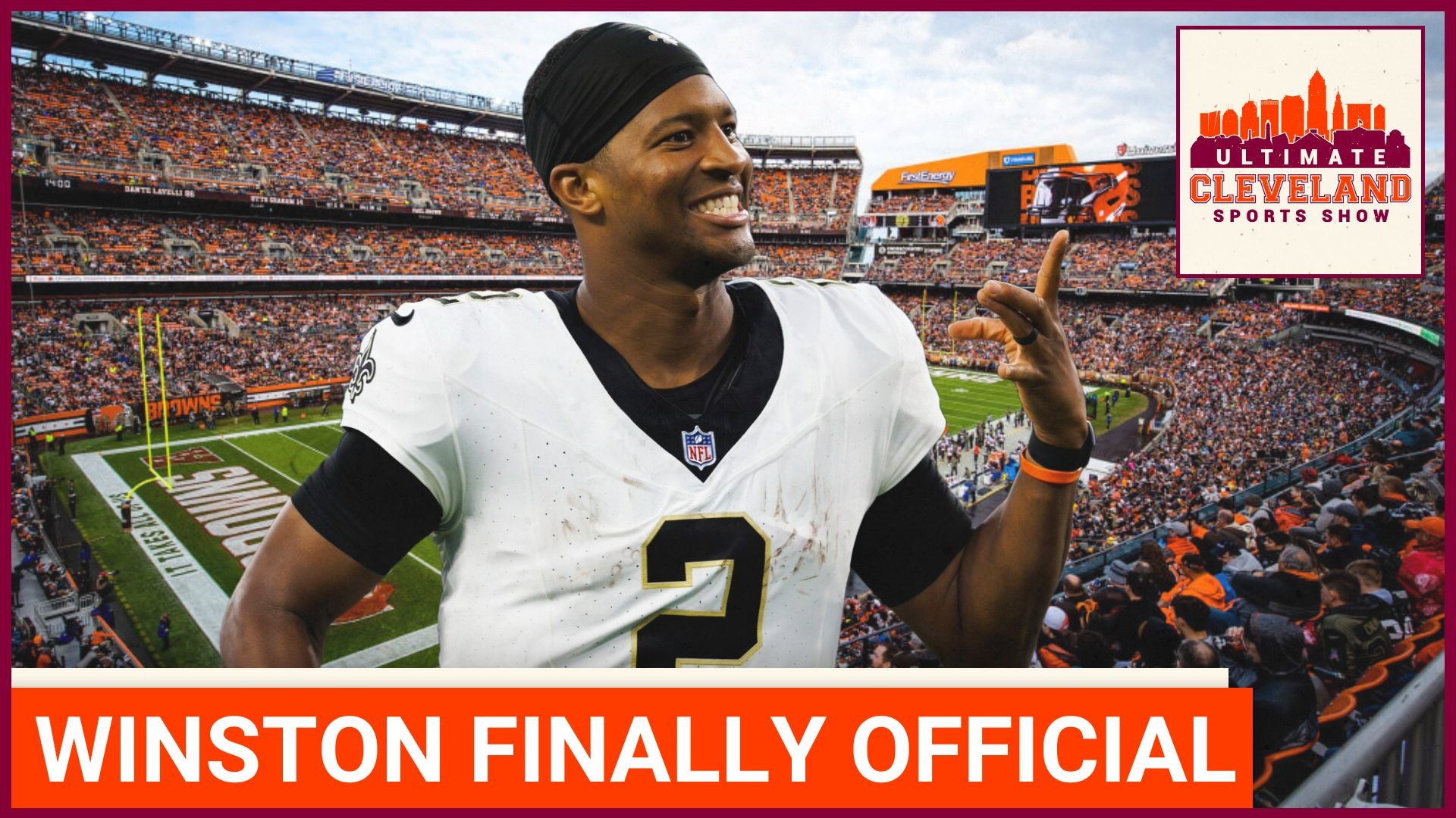 Jameis Winston is officially a member of the Cleveland Browns, bringing the number of QBs on the roster to four