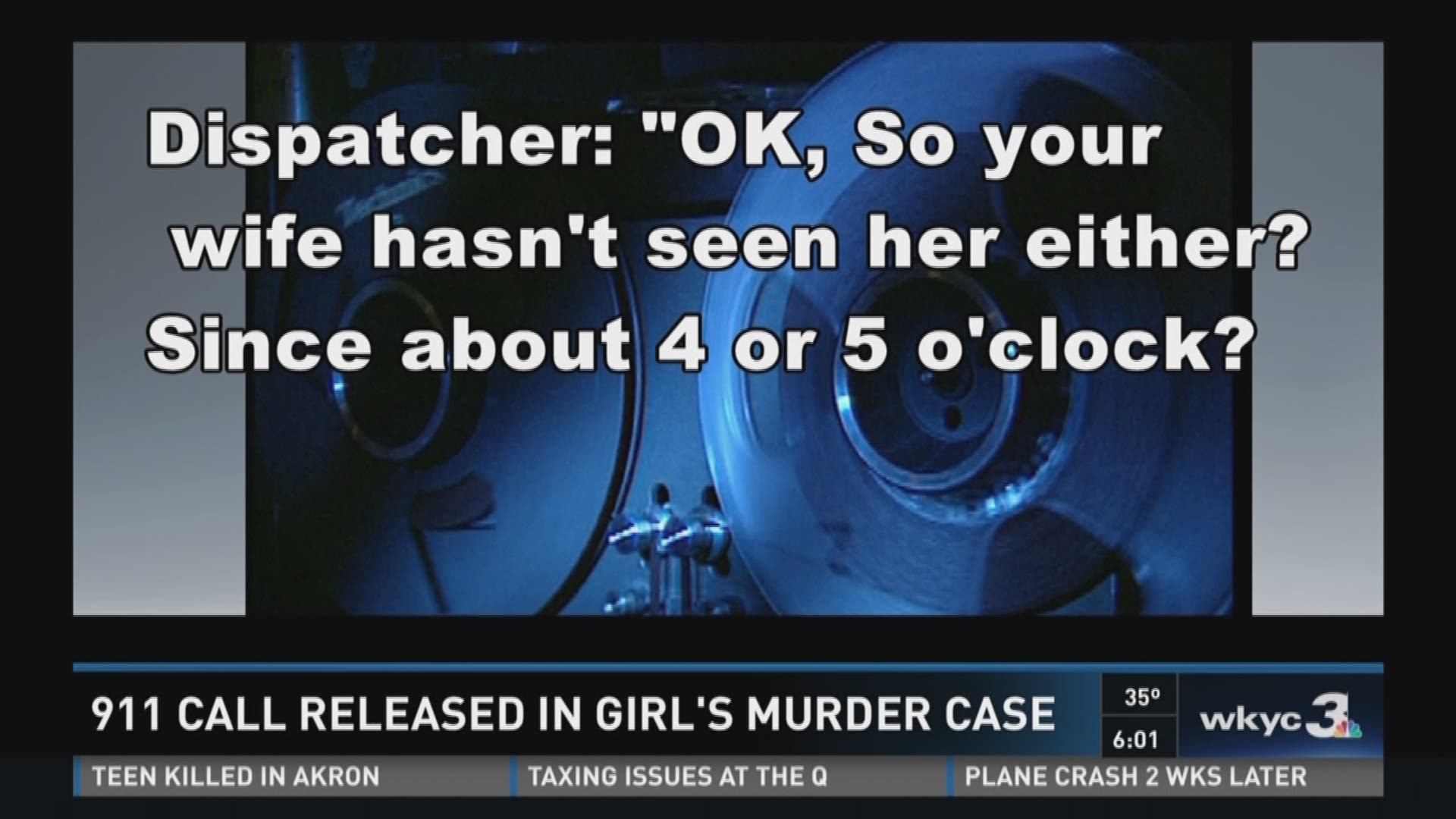 911 call released in girl's murder case