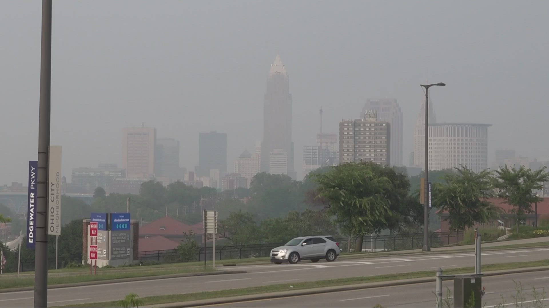 An Air Quality Alert has been issued for several Northeast Ohio counties after Canadian wildfire smoke makes its way back this weekend.