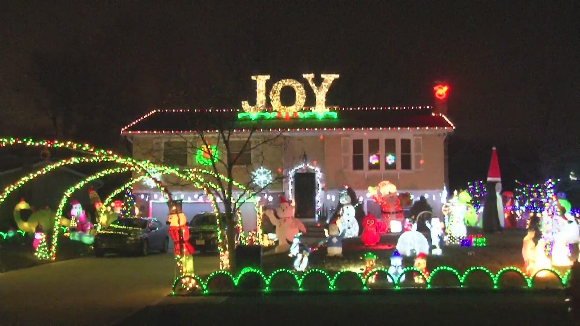 Check out the Naelitz Holiday Display at 369 Crestway Oval in Brunswick. The family is collecting money for the Brunswick Food Pantry.