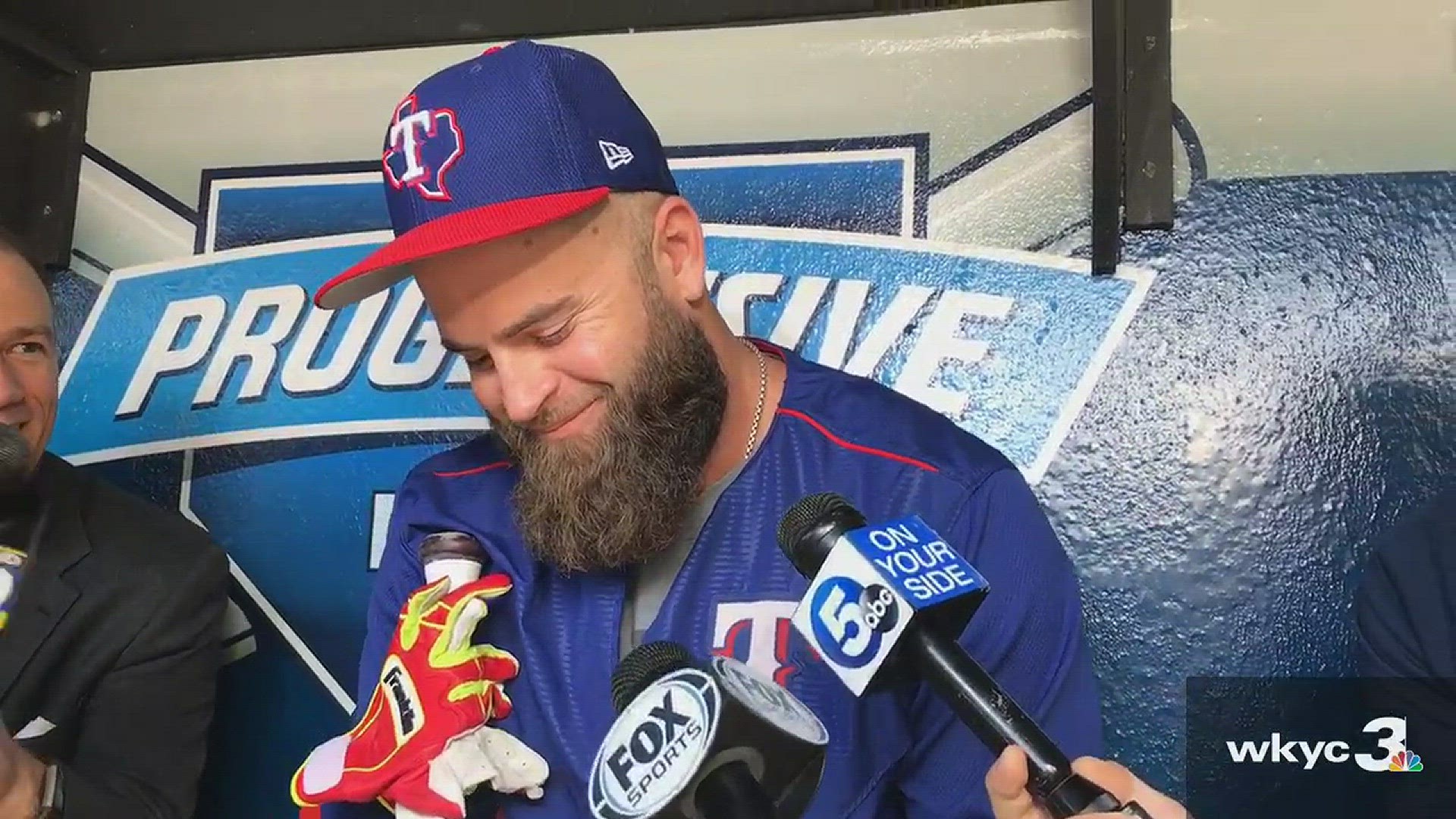 The party lives on as Mike Napoli returns to Cleveland