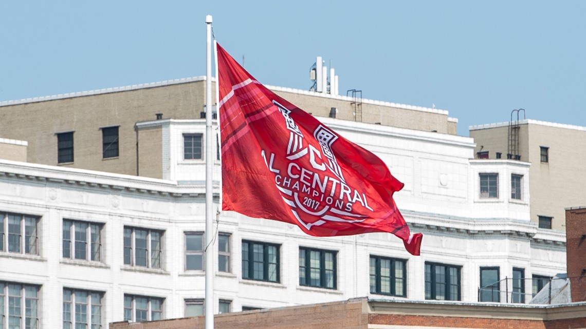 Cleveland Guardians celebrate 2022 American League Central