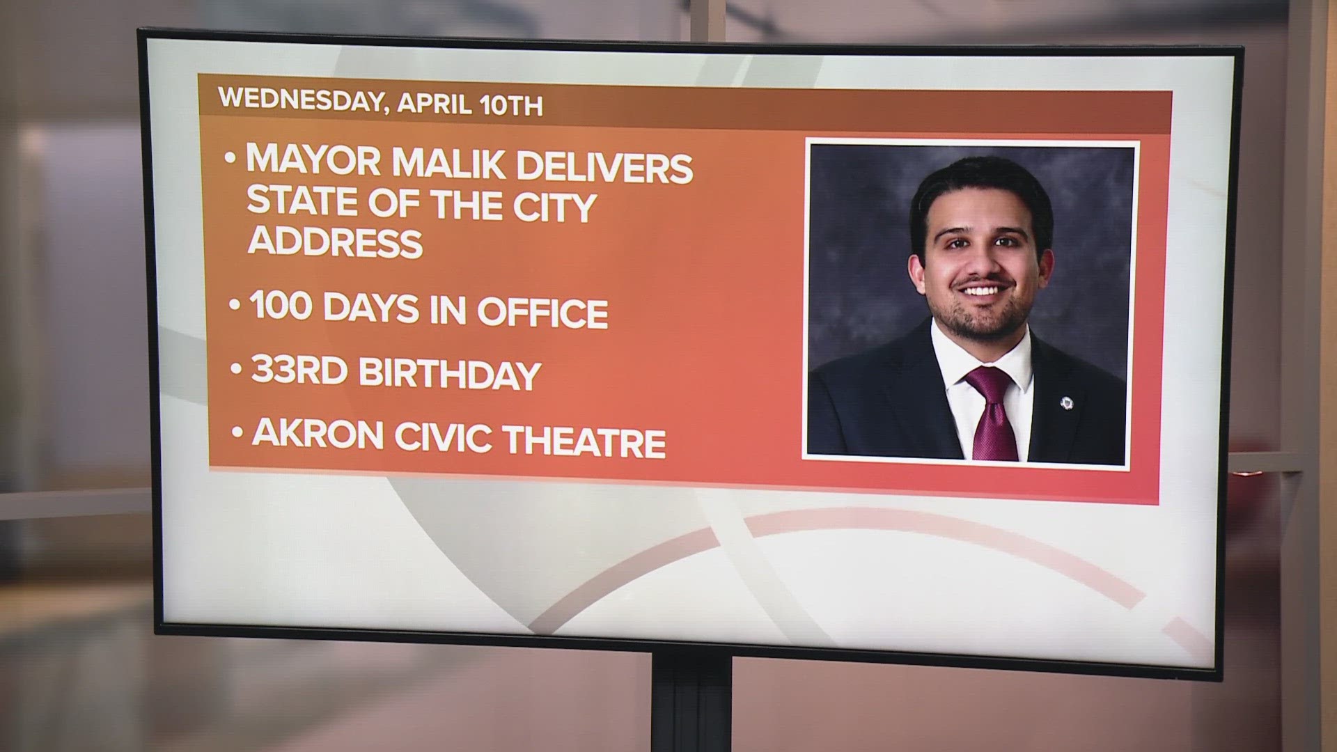 The 2024 speech will take place at the Akron Civic Theatre. Doors open at 5 p.m. with the event slated to start at 6 p.m.