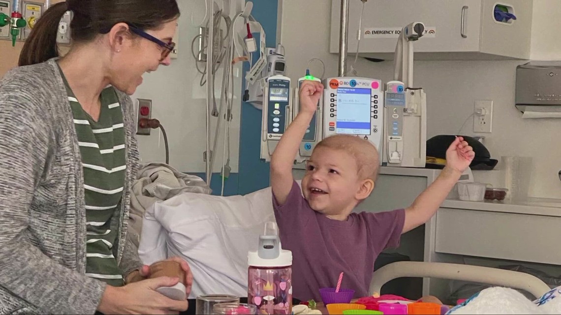 'She survived cancer': Lakewood family shares how The Gathering Place helped their 3-year-old daughter's battle with Medulloblastoma